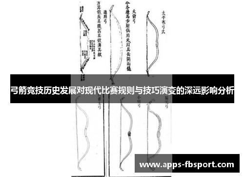 弓箭竞技历史发展对现代比赛规则与技巧演变的深远影响分析