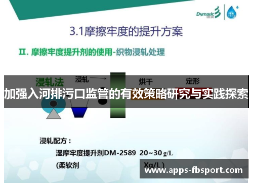 加强入河排污口监管的有效策略研究与实践探索